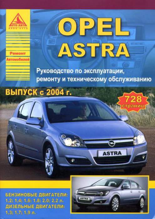 Руководство По Ремонту Двигателя Opel Astra 1998-2002 1.7 Td
